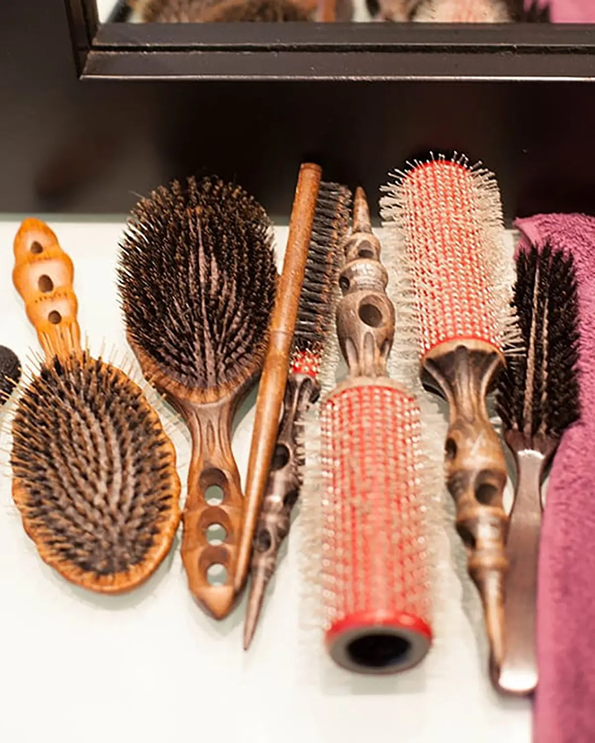 How to clean roller best sale hair brush