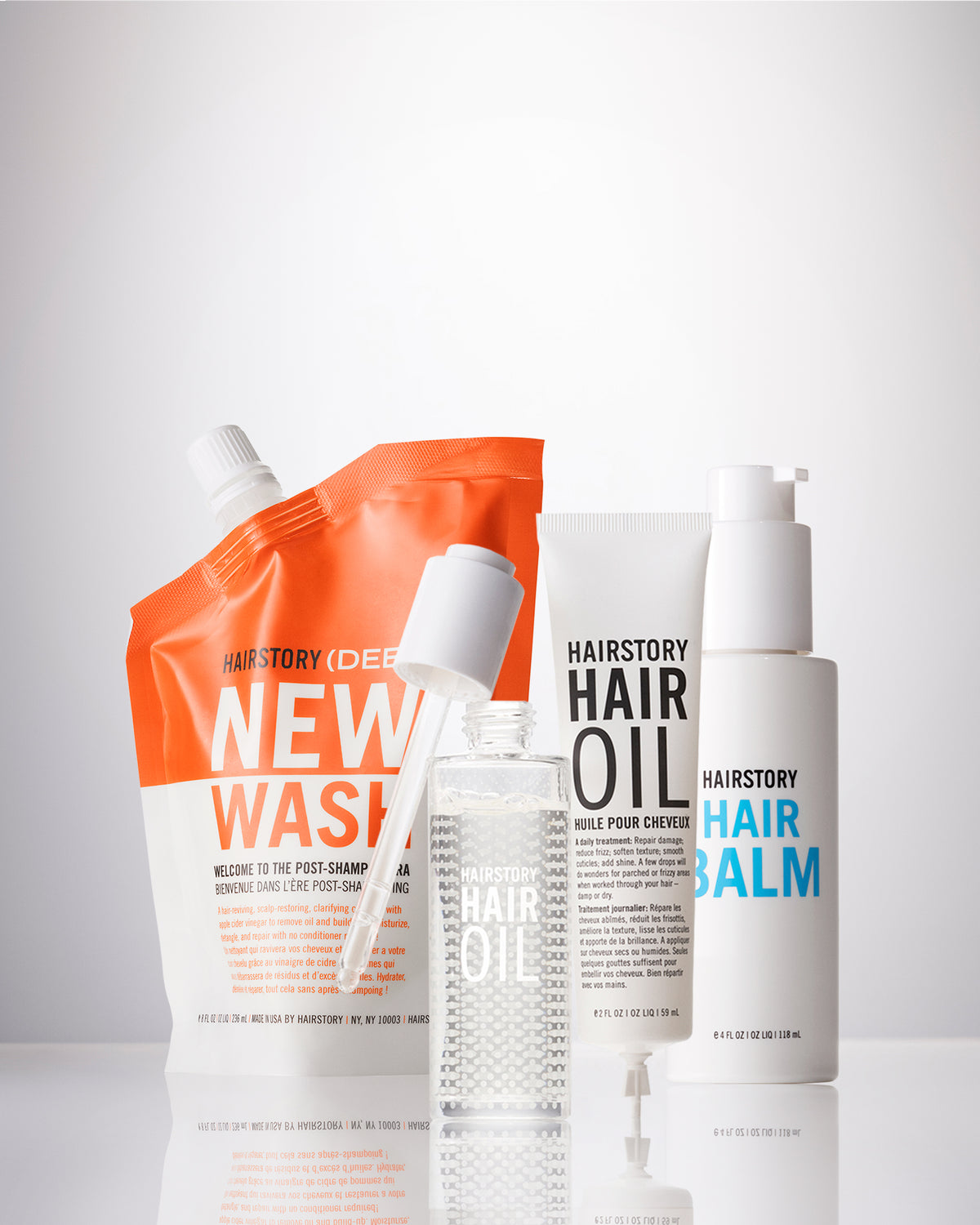 New Wash Deep, Hair Oil & Balm Set