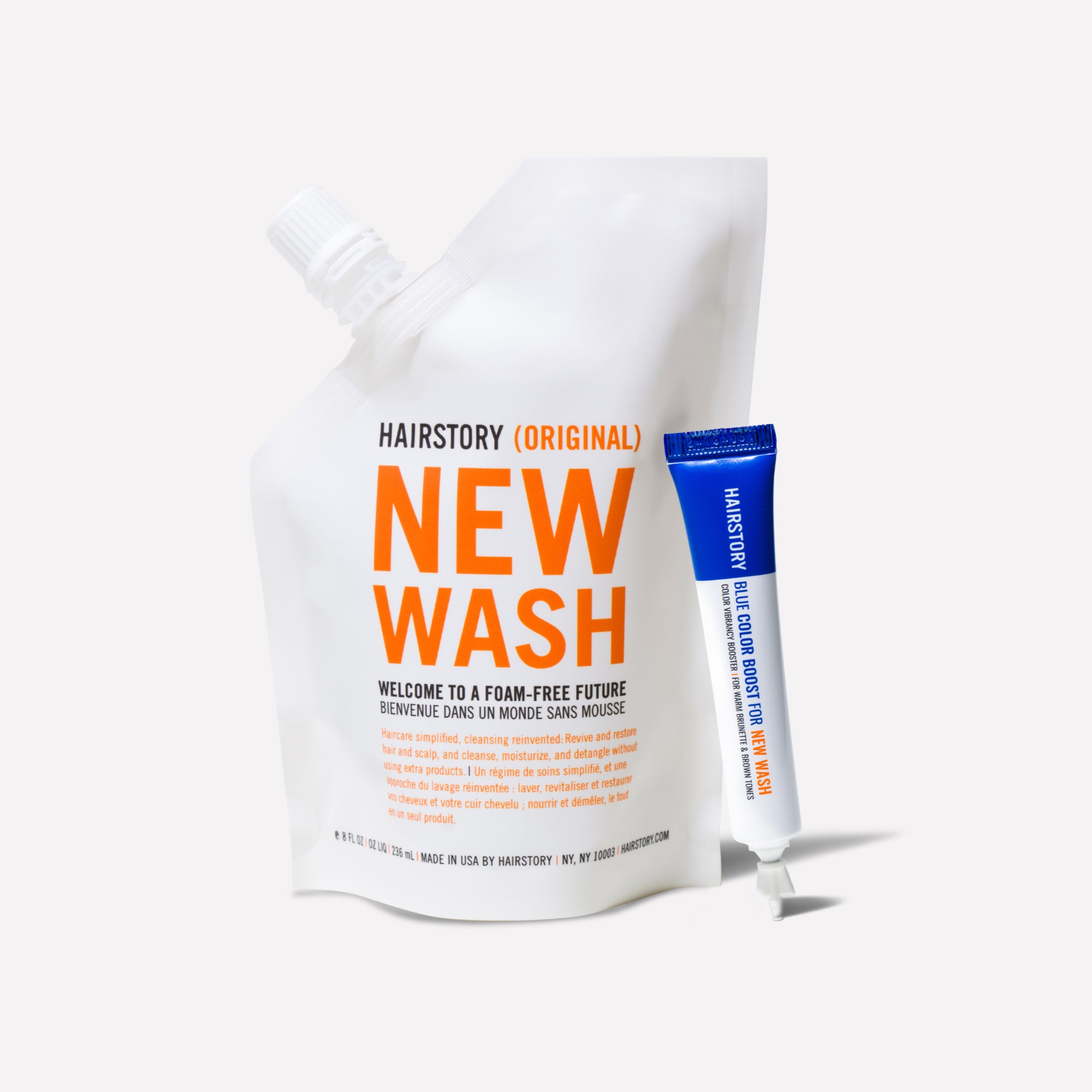 New Wash Original 8oz with 1 Blue Color Boost