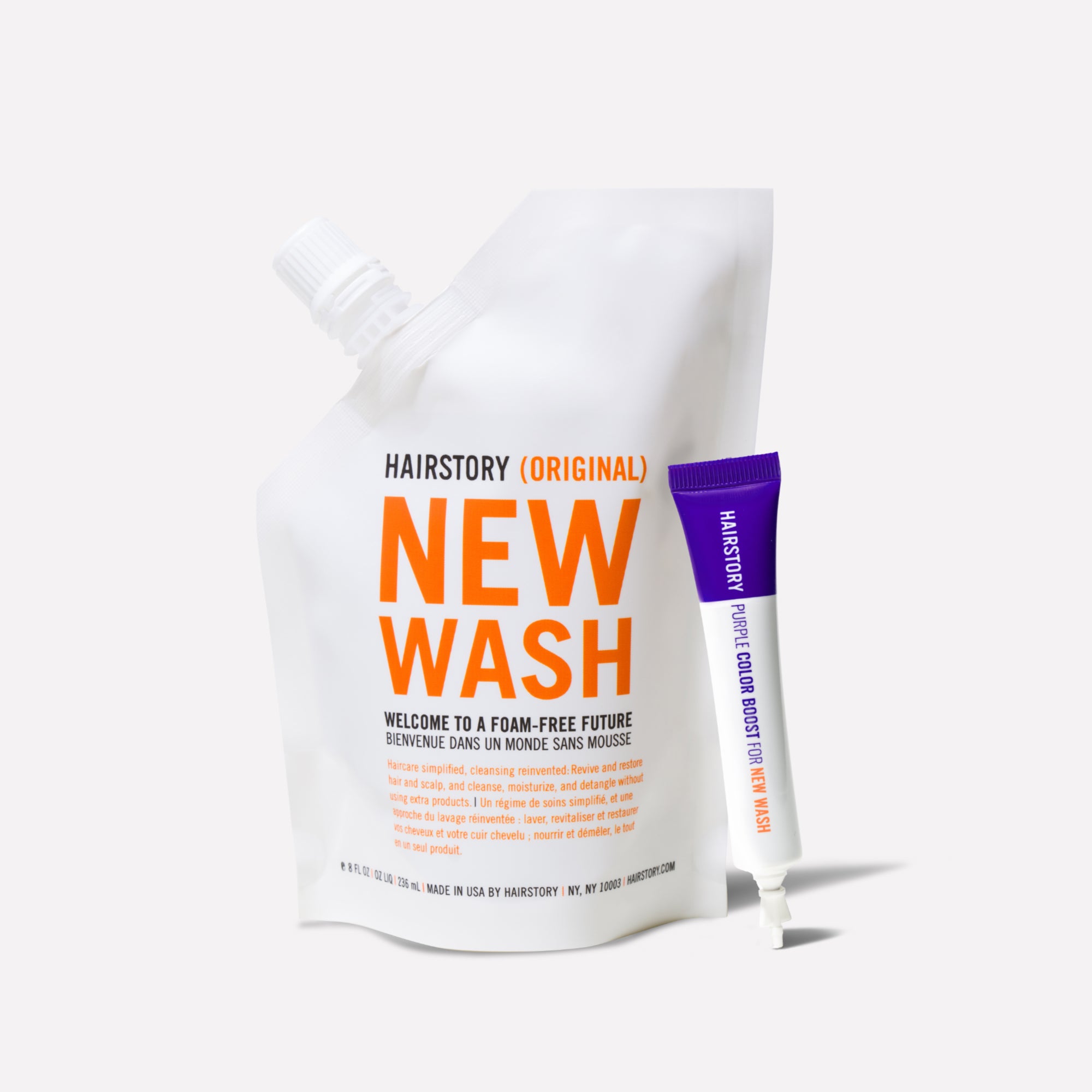 New Wash Original 8oz and 1 Purple Color Boost