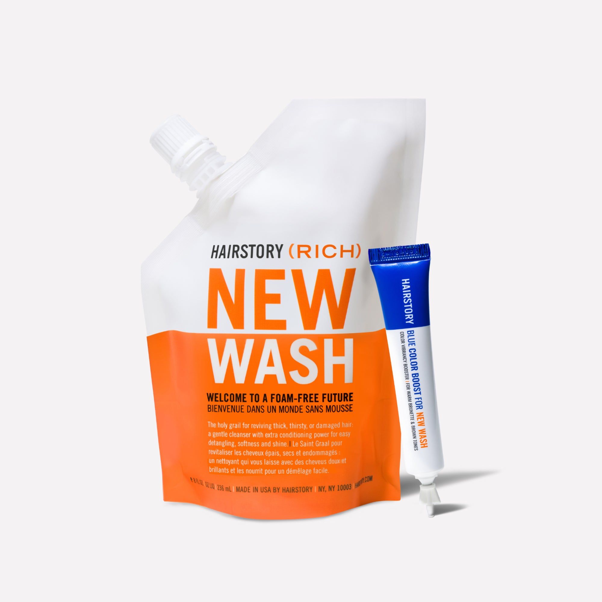 New Wash Rich 8oz with 1 Blue Color Boosts