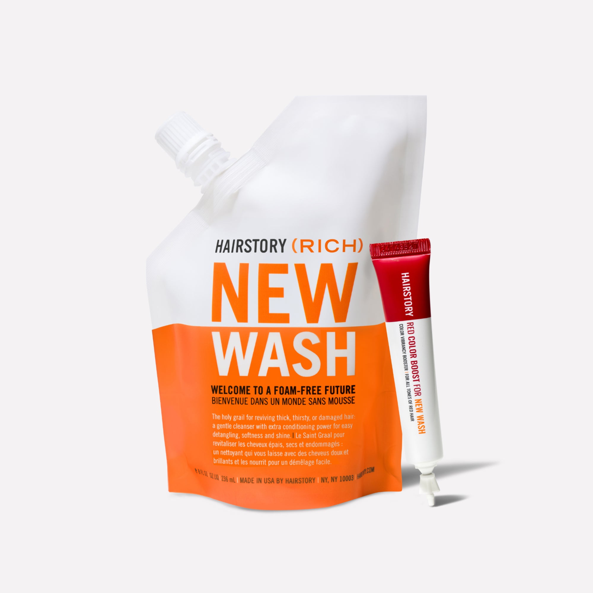 New Wash Rich 8oz with 1 Red Color Boost