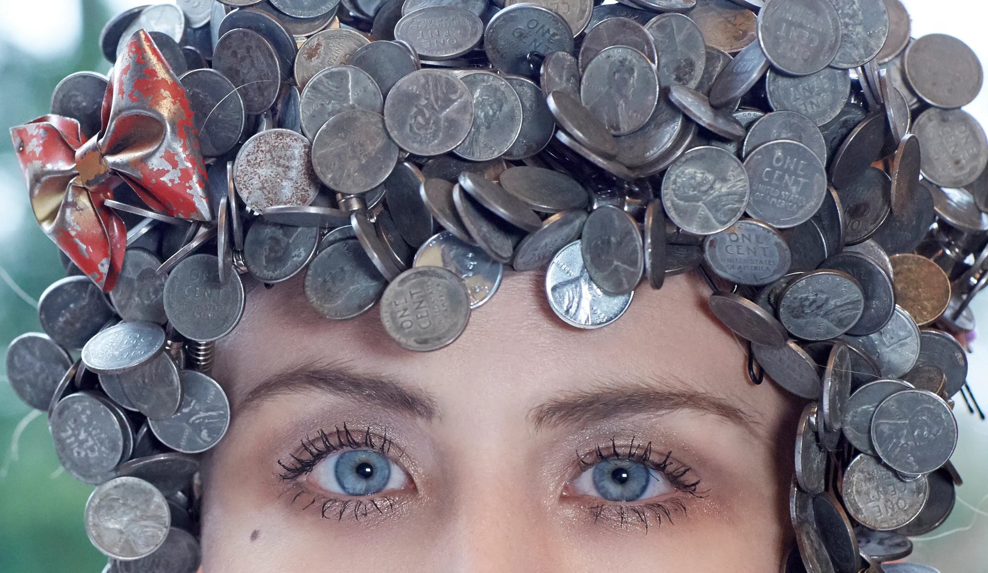 coins on head