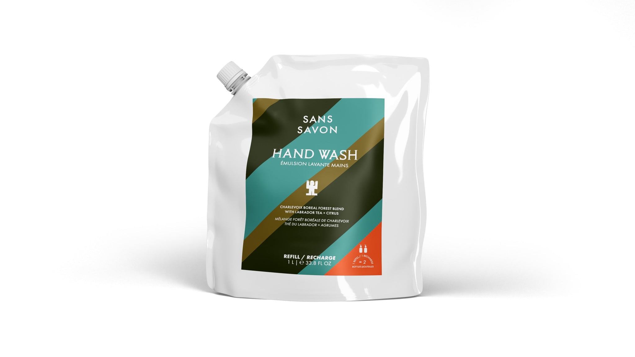 Sans Savon Hand Wash Refill Charlevoix Boreal Forest Blend