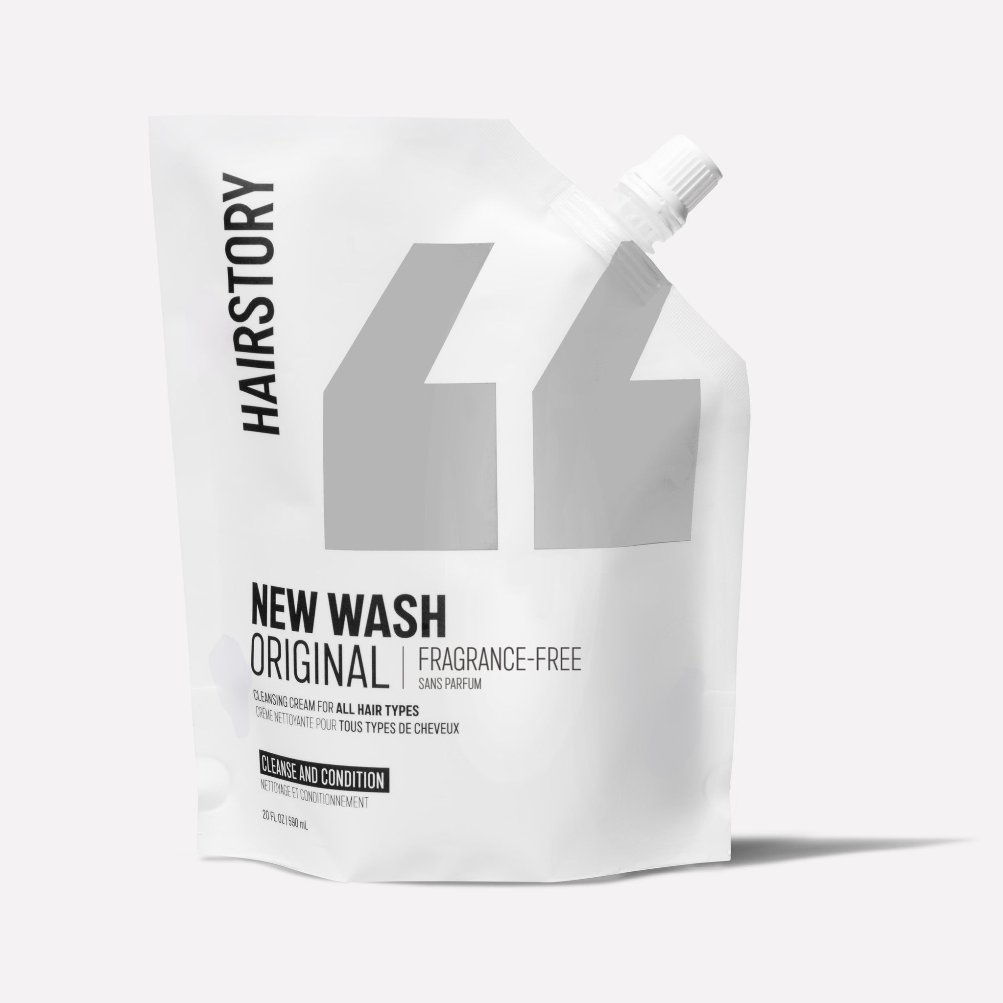 New Wash Fragrance Free 20oz refill