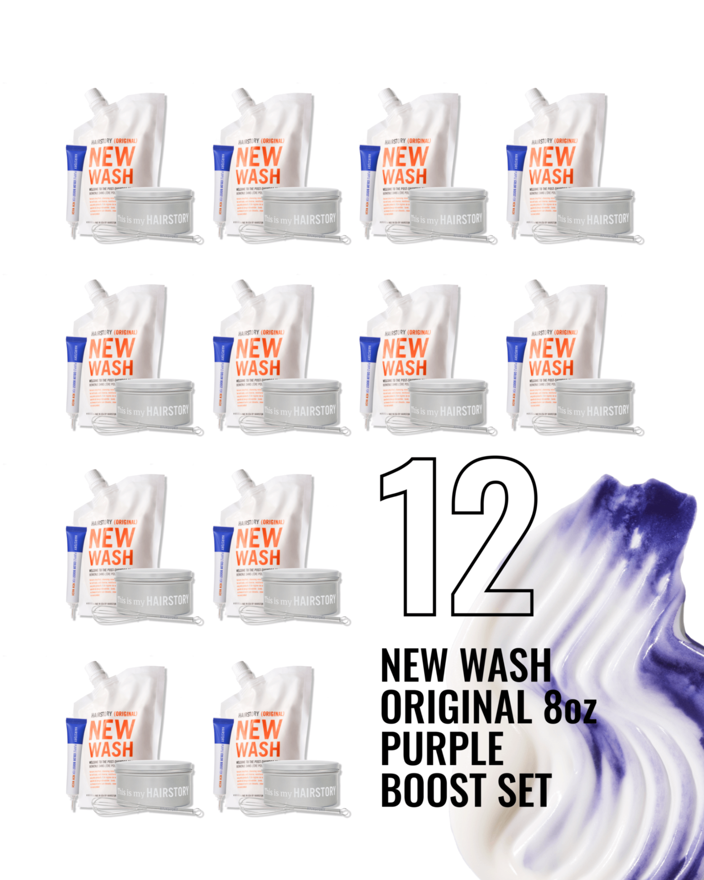 New Wash Original Purple Boost Set Case (12)