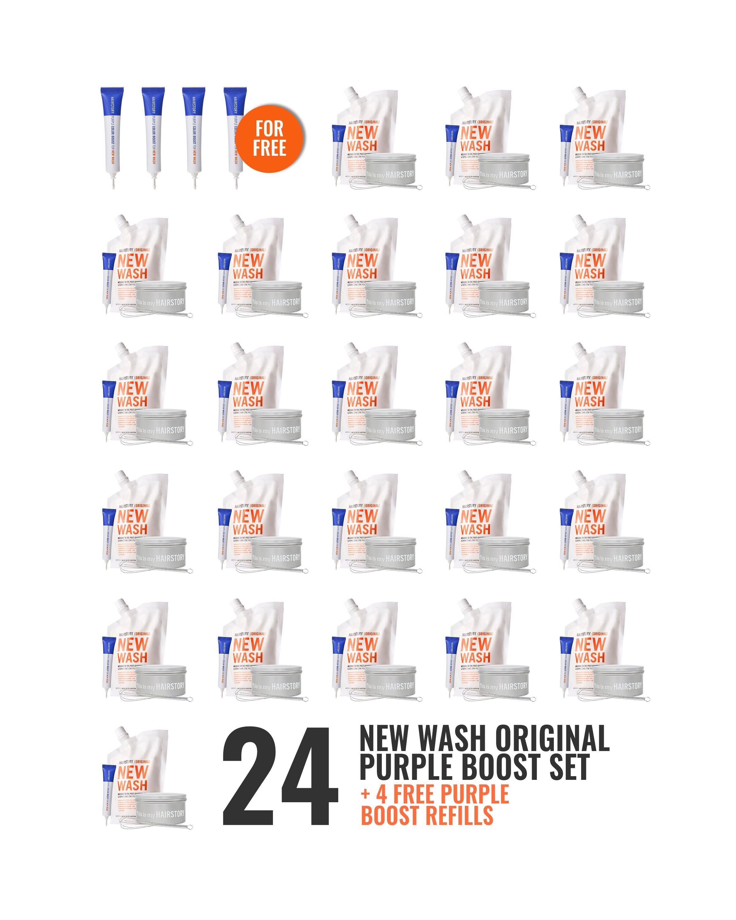 New Wash Original Purple Boost Set Case (24)