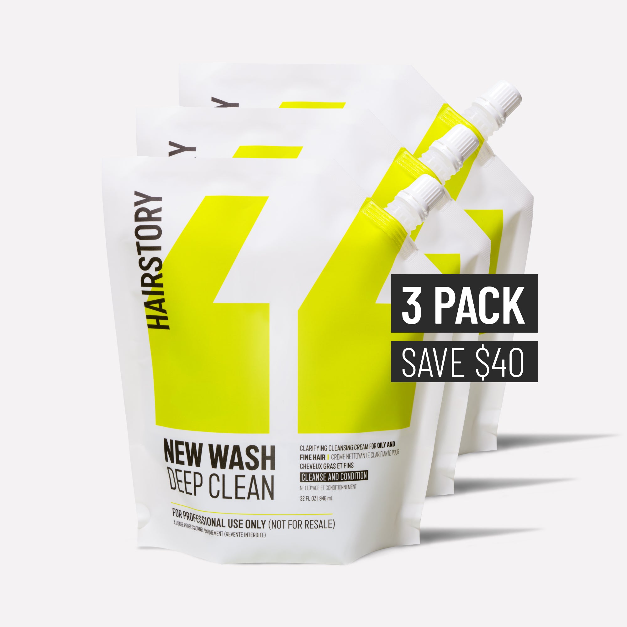 Backbar New Wash Deep Clean x3