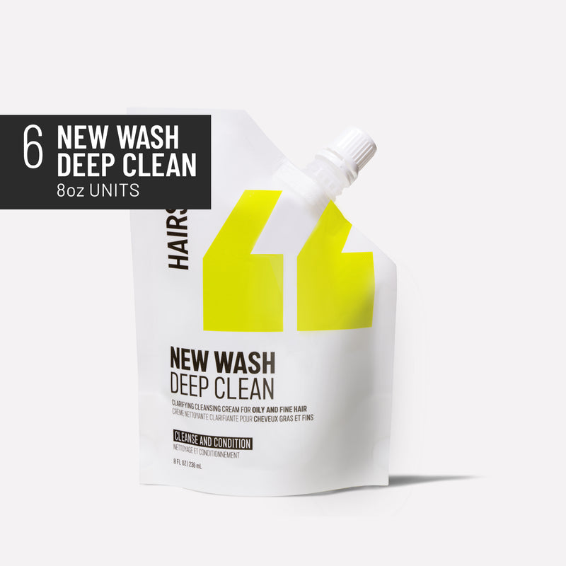 WS New Wash Deep Clean 8oz Refill Case (6)
