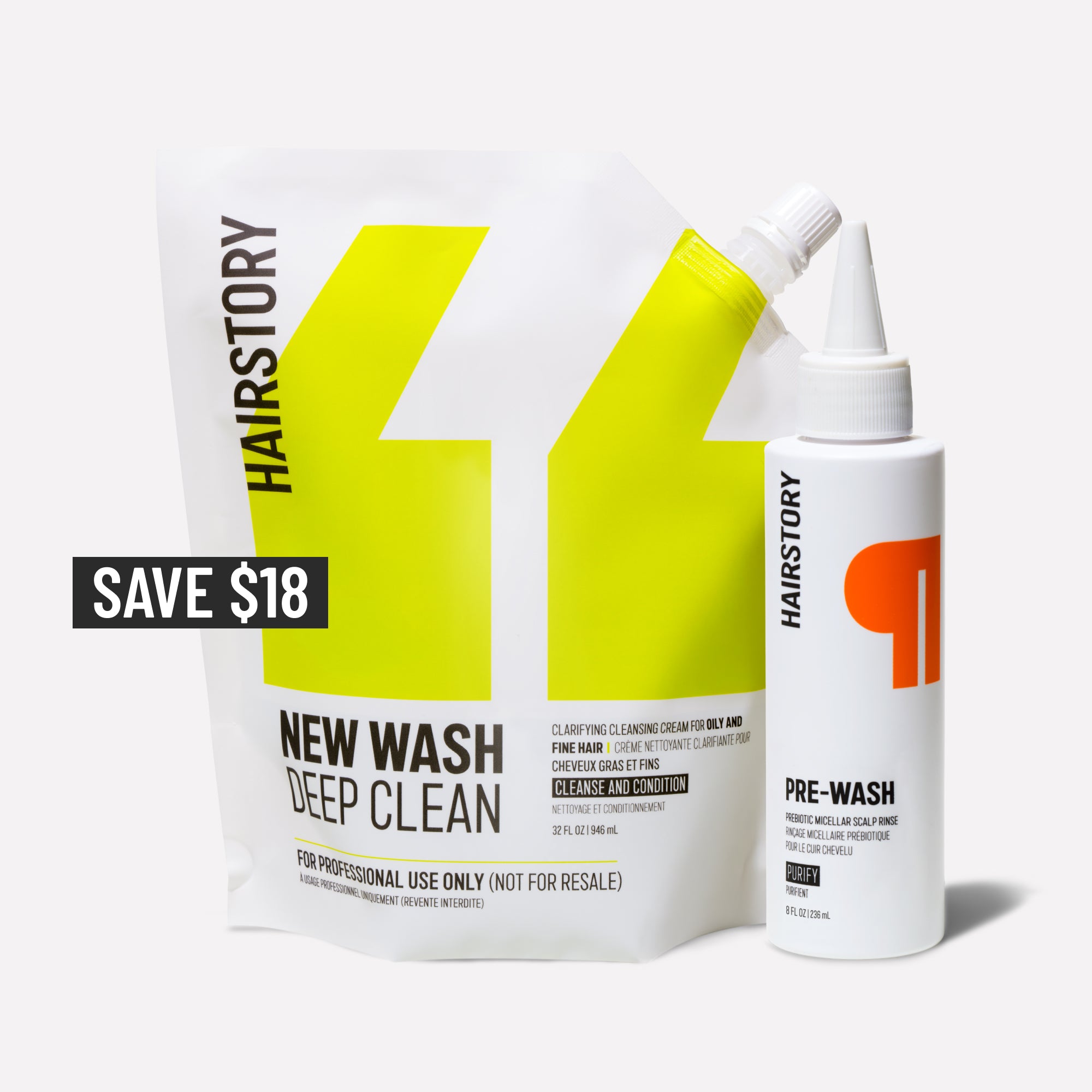 New Wash Method Backbar - Deep Clean