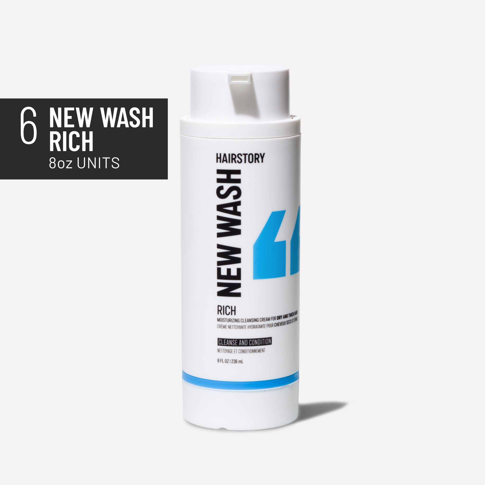 WS 8oz New Wash Rich Case (6) BOTTLE