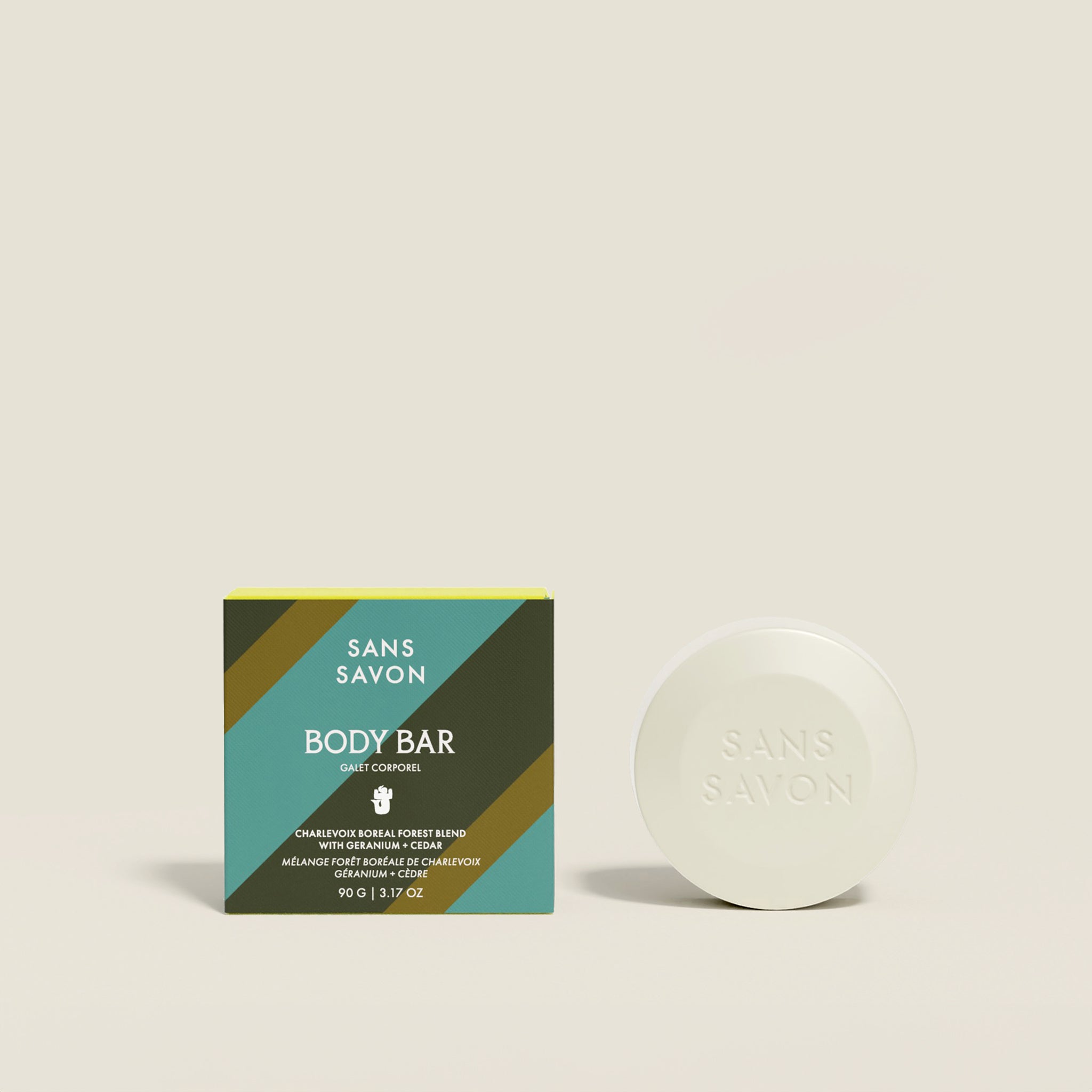 Sans Savon Body Bar Charlevoix Boreal Forest Blend