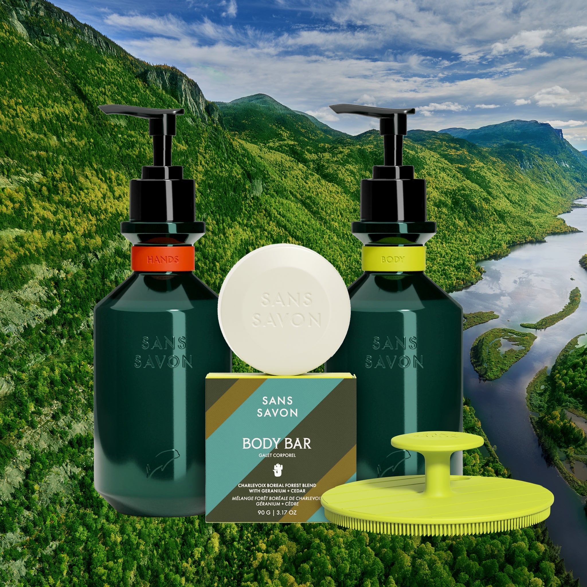 Sans Savon Starter Set Charlevoix Boreal Forest Blend